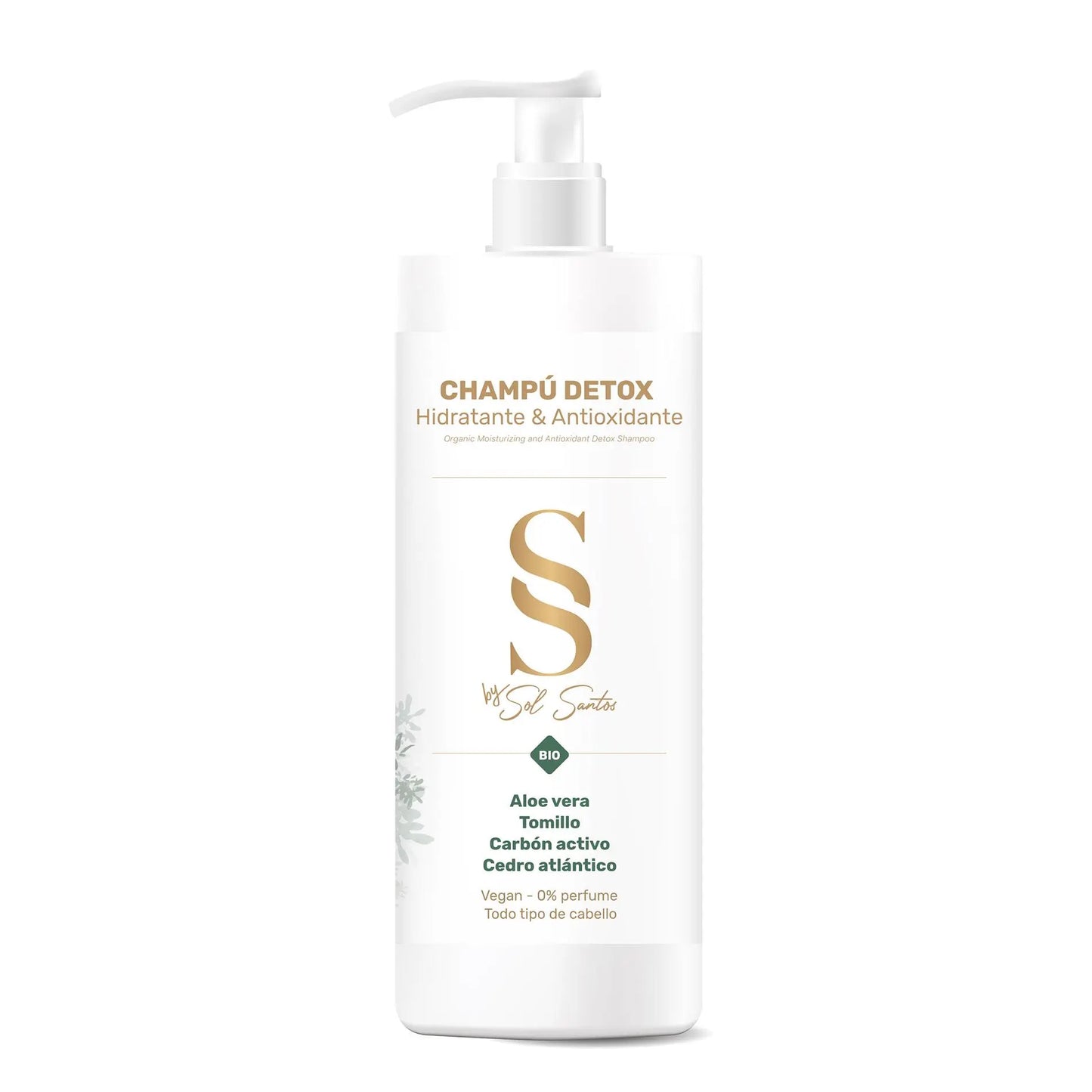 Champú detox hidratante 500ml Sol Santos