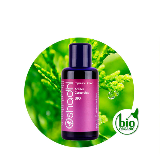 Aceite Corporal Ciprés y Limón Oshadhi