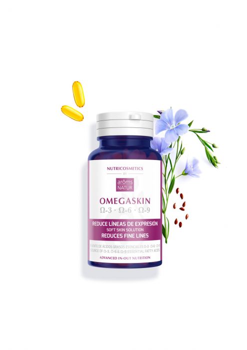 OMEGASKIN Ω-3 · Ω-6 · Ω-9 NUTRICOSMETICS 45 PERLAS